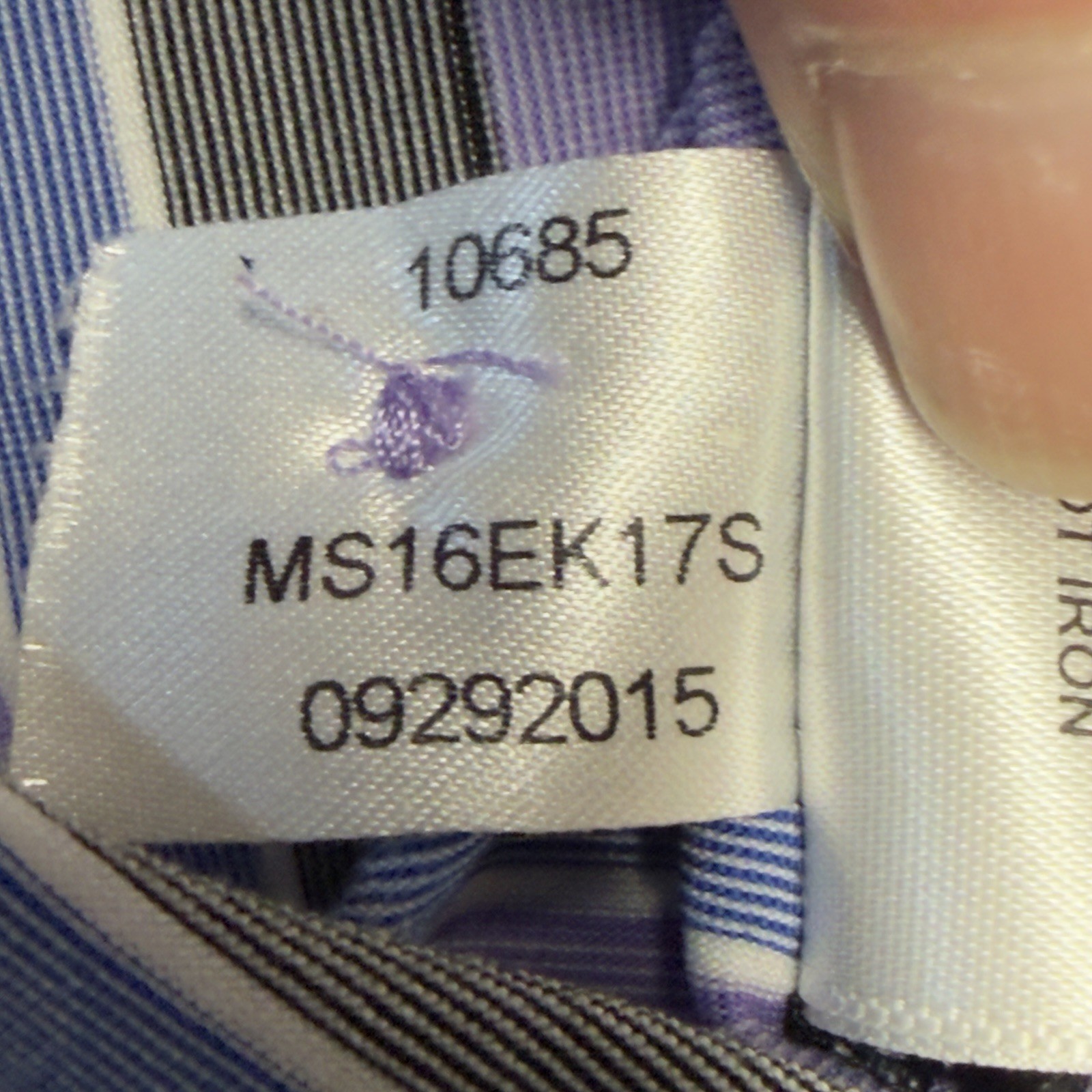 Peter Millar Men’s Purple Striped Summer Comfort Large L Golf Active Performance