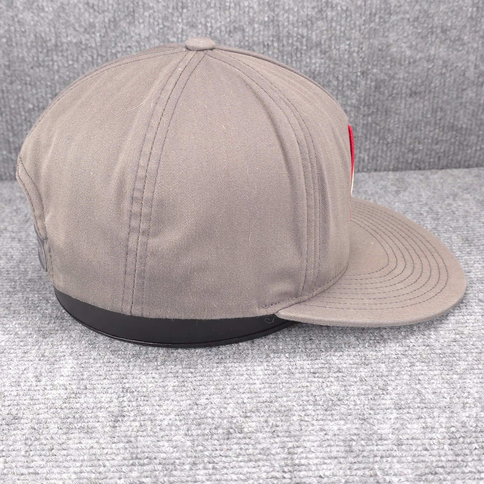 Brixton Hat Cap Snap Back One Size Grey Skate Surf Streetwear Mens Panther
