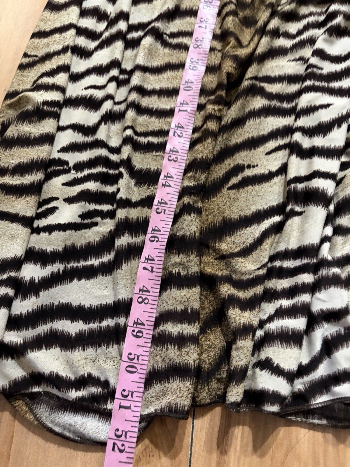 Leopard Print Maxi Back Tie Halter Dress Size Medium 2000’s Vintage