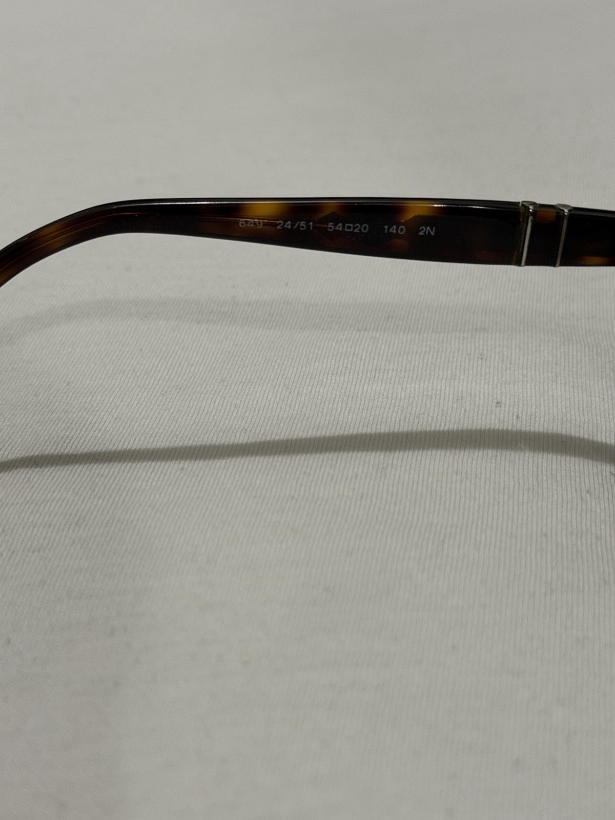 Persol 649 Round Tortoise Shell Brown Frame Gradient Brown Lens 140mm