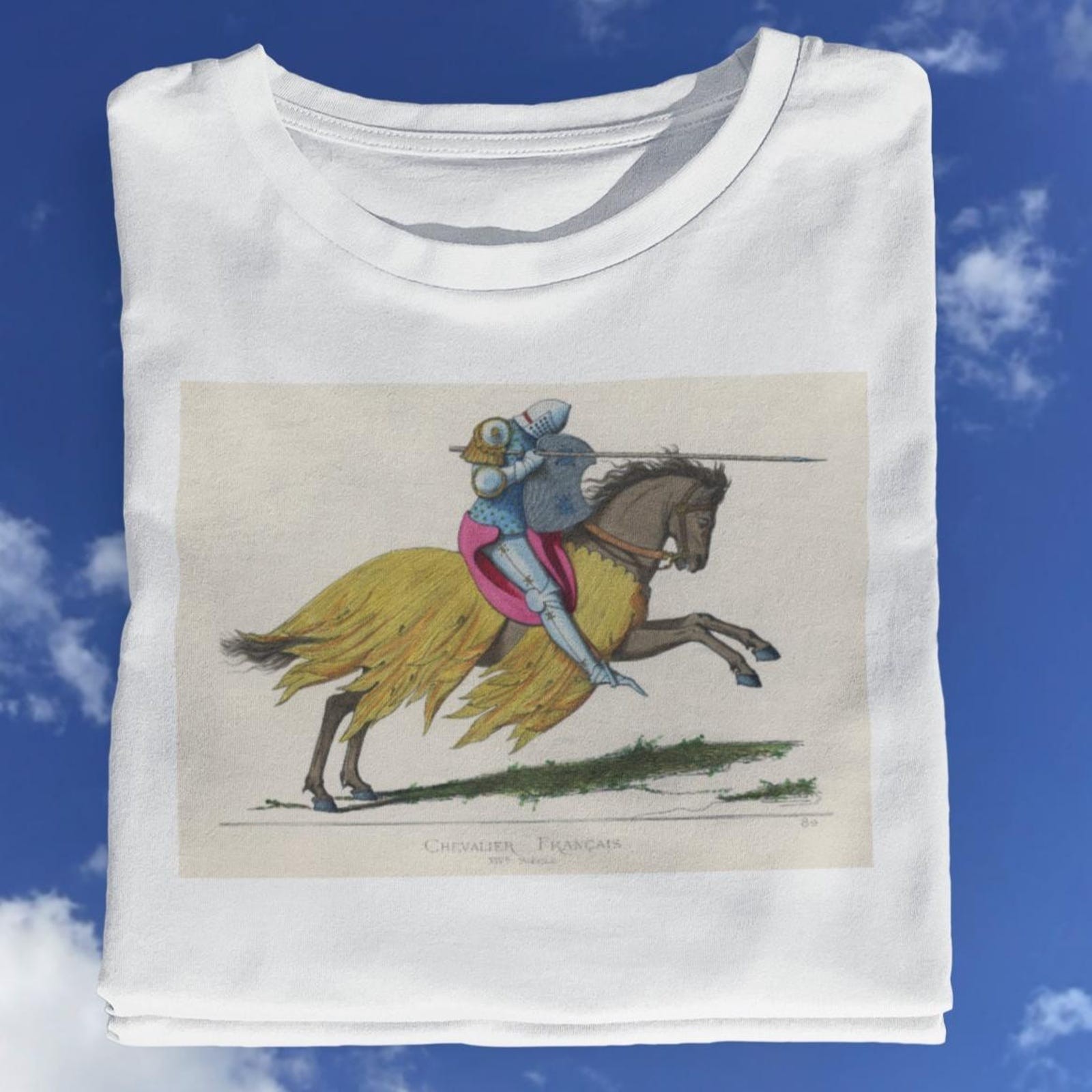 #32 Chivalry T shirt / Feudalism / Middle Age / Vintage Chivalry / Vintage Horse