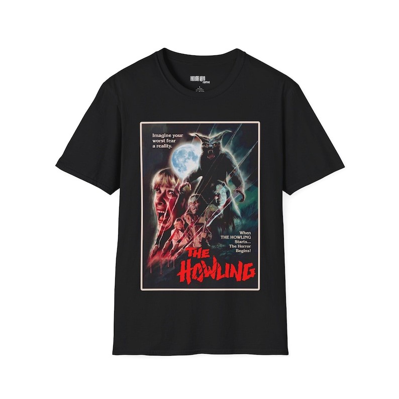 The Howling movie poster T-Shirt | Vintage horror werewolf tee