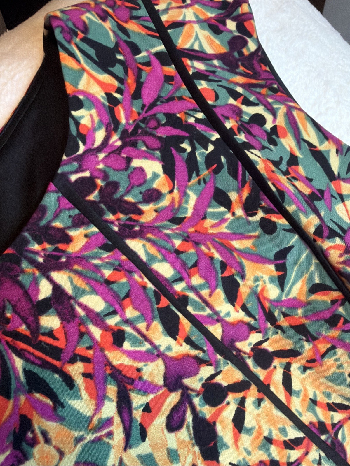 London Times Women’s Dress Size 14w Floral Made In Sri Lanka