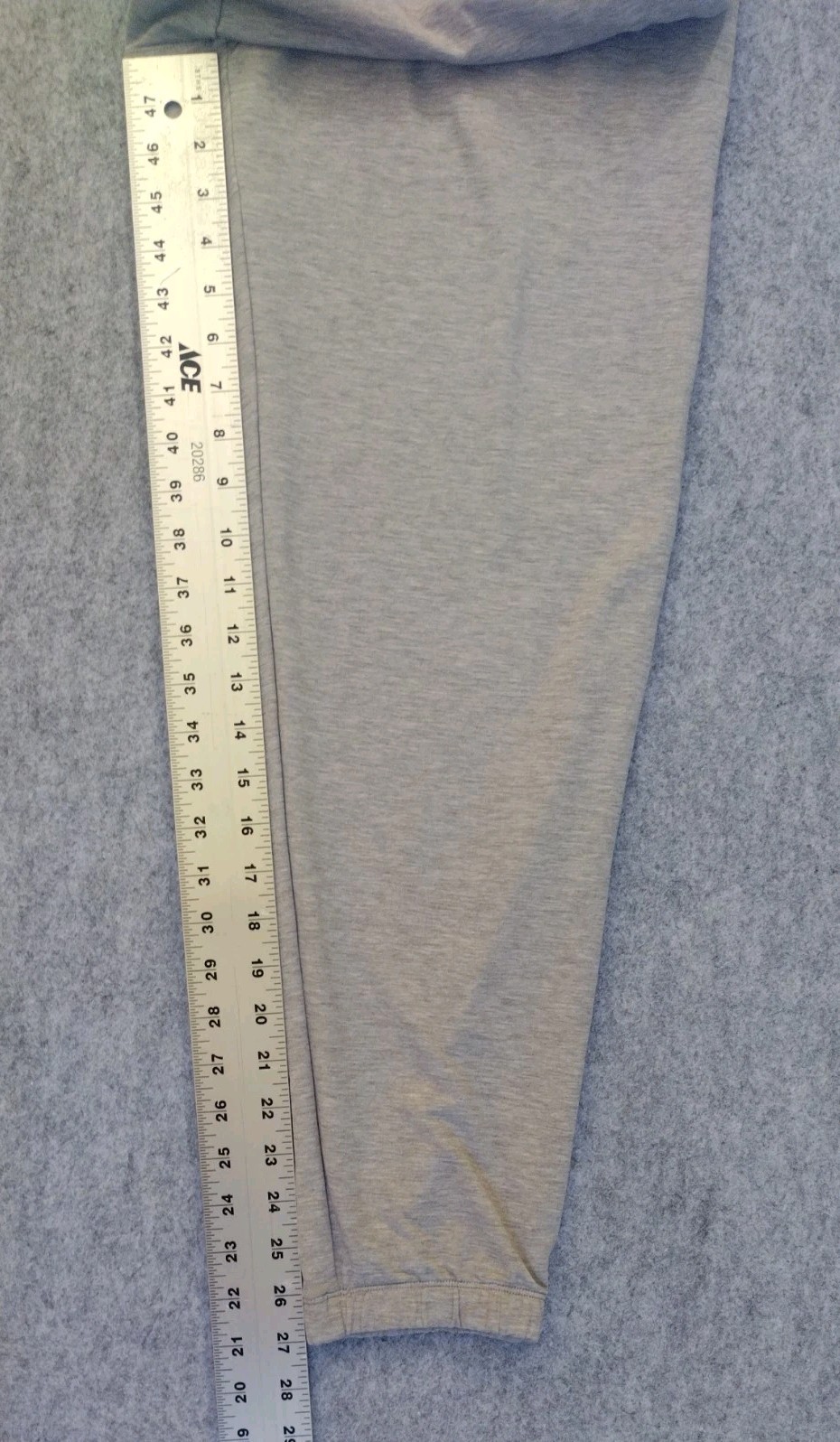 Vuori Performance Jogger L Grey Mens Sweatpants Drawstring Pockets Elastic Cuff