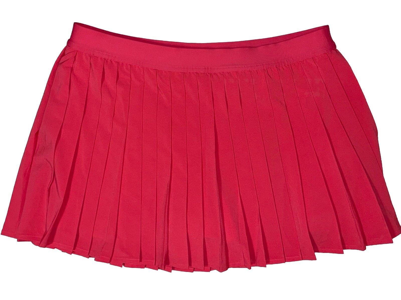 NWT💖LULULEMON💖SIZE 14💖PLEATED HIGH RISE TENNIS SKIRT💖GLAZED PINK💝3” LENGTH
