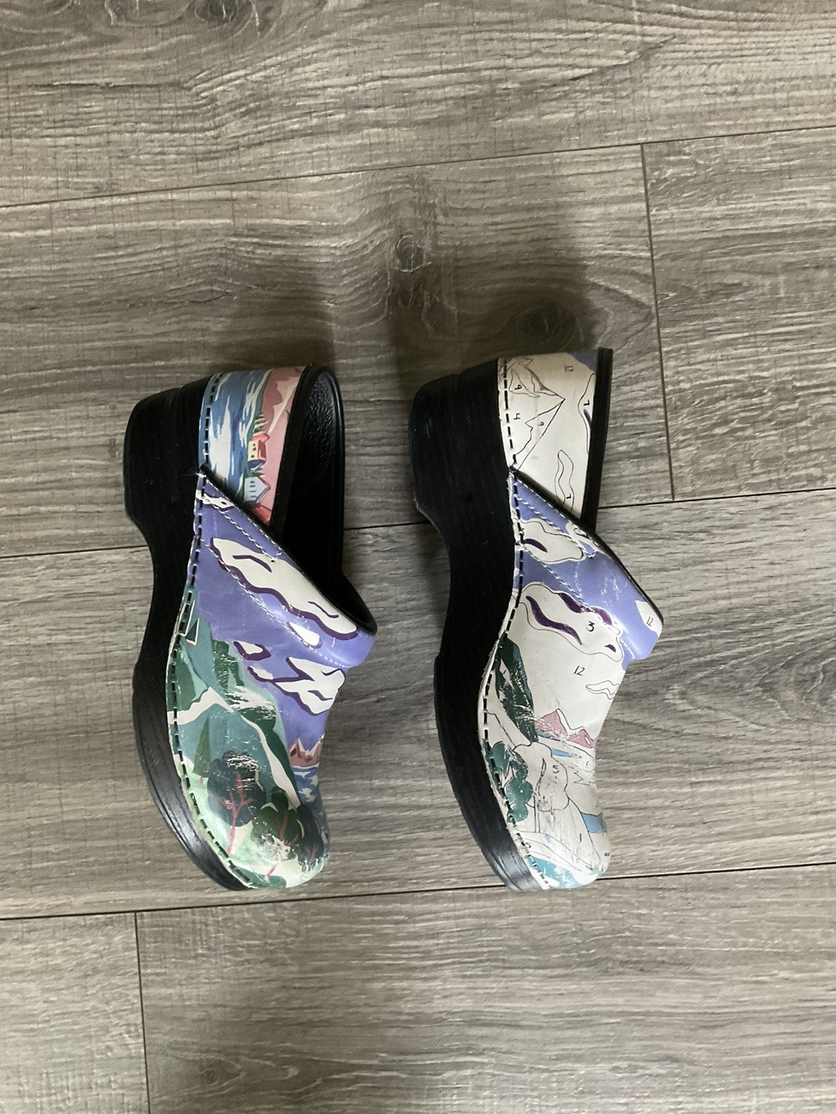 Dansko Professional Clogs Size 37 Us 7 Paint By Number