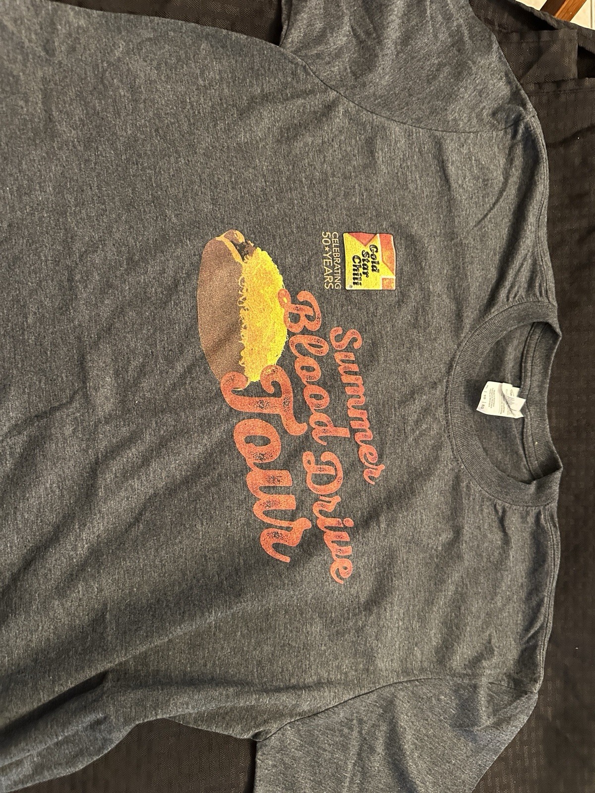 Gold Star Chili T-shirt 2015 Summer Blood Drive