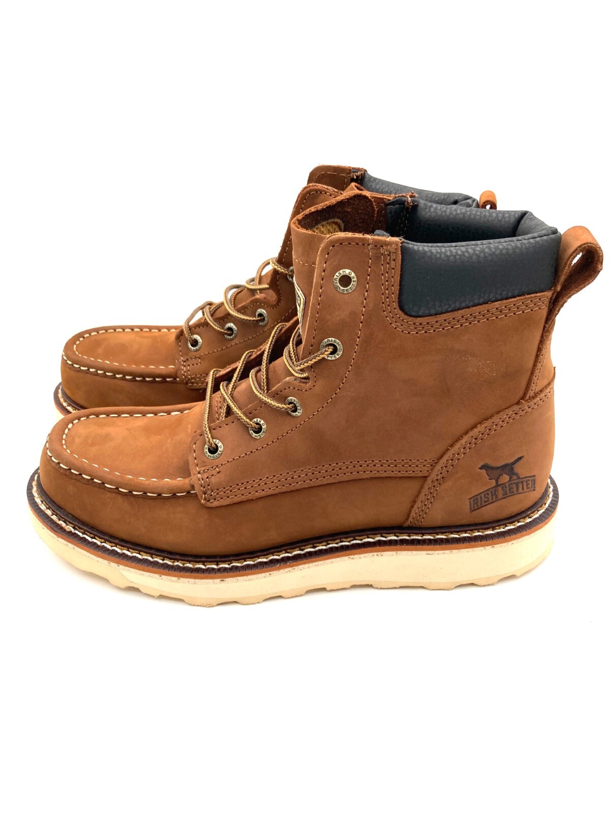 Work Boot Irish Setter Ashby, Model 83651, 6″ Soft Toe Nubuck Full Grain Leather