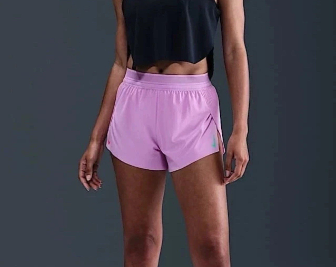 Nike AeroSwift Dri-FIT ADV Mid-Rise 3″ Brief-Lined FN2328 532 Pink Size M