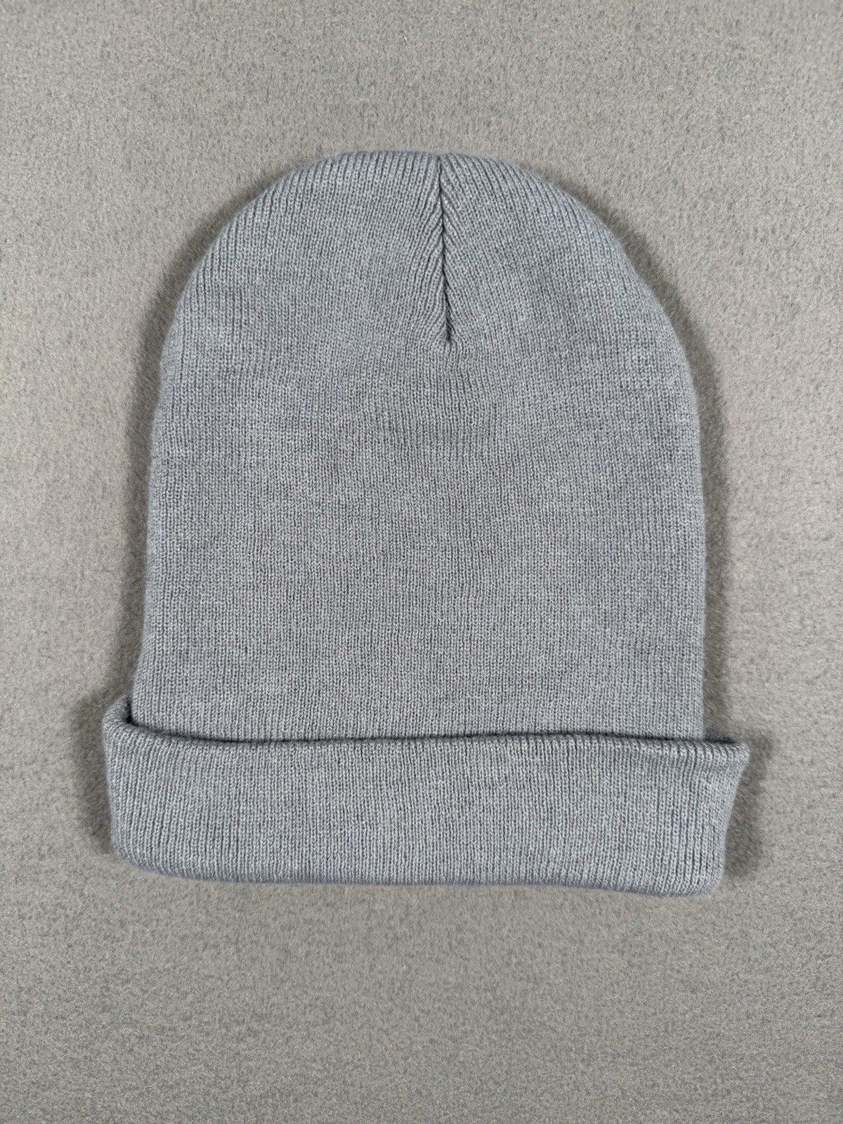 Cookies SF Original Mint Cuffed Knit Beanie Hat – Gray&White Embroidered Script