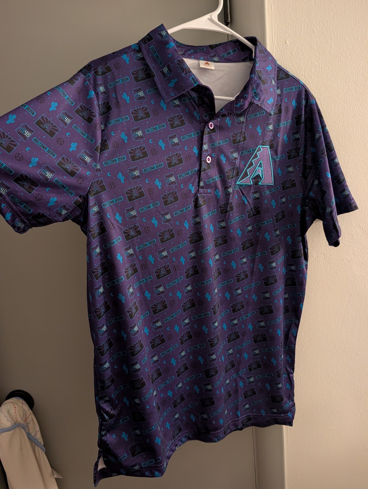 Arizona Diamondbacks Father’s Day Golf Polo – Mens L