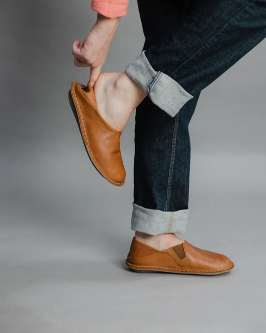 VIBAe Zuma Fawn Tan Slip On Loafer Mule EU Unisex sizes W6/36-M15/48 NEW