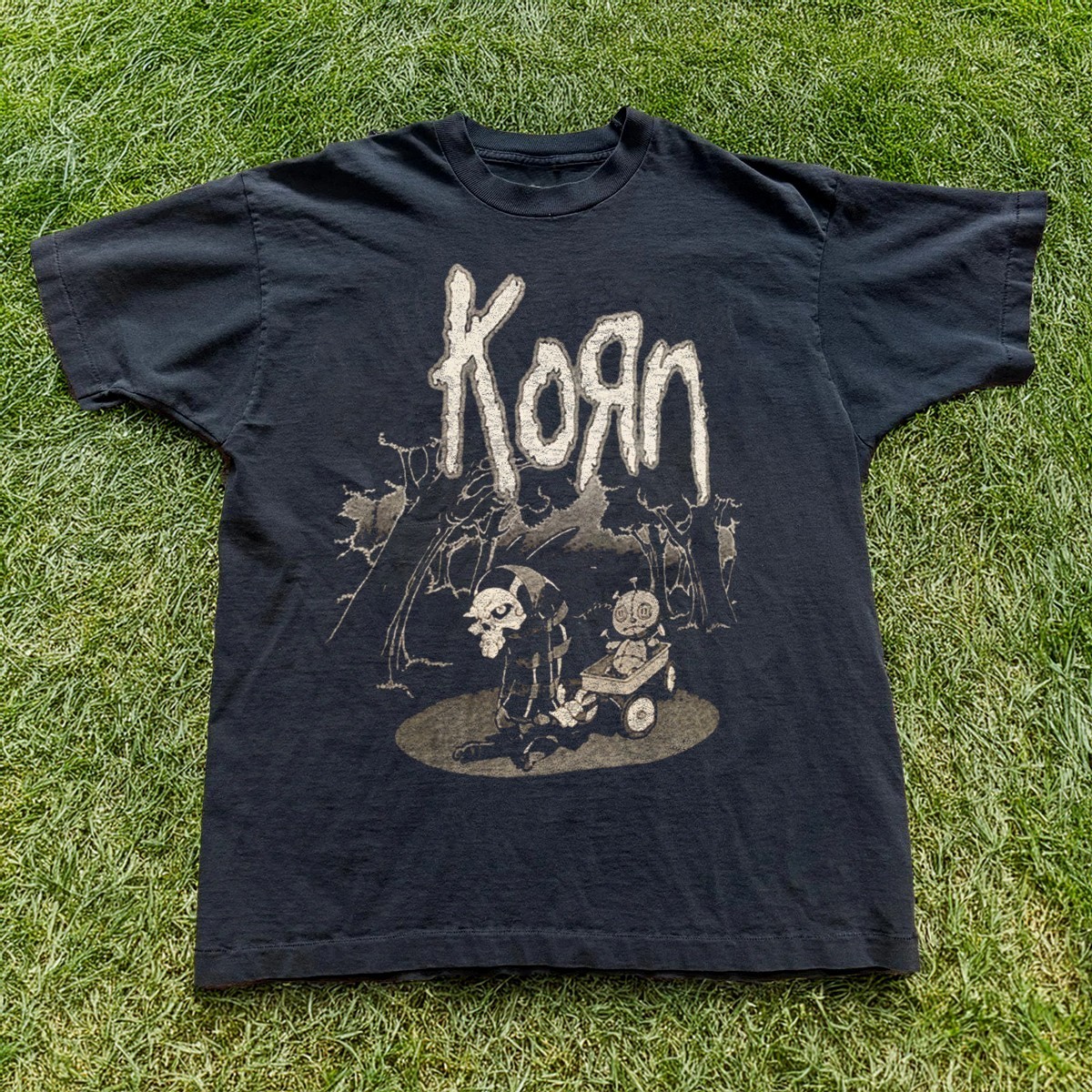 Korn Voodoo Doll Rock Music Band, Black Unisex T-shirt, Sizes S-5XL