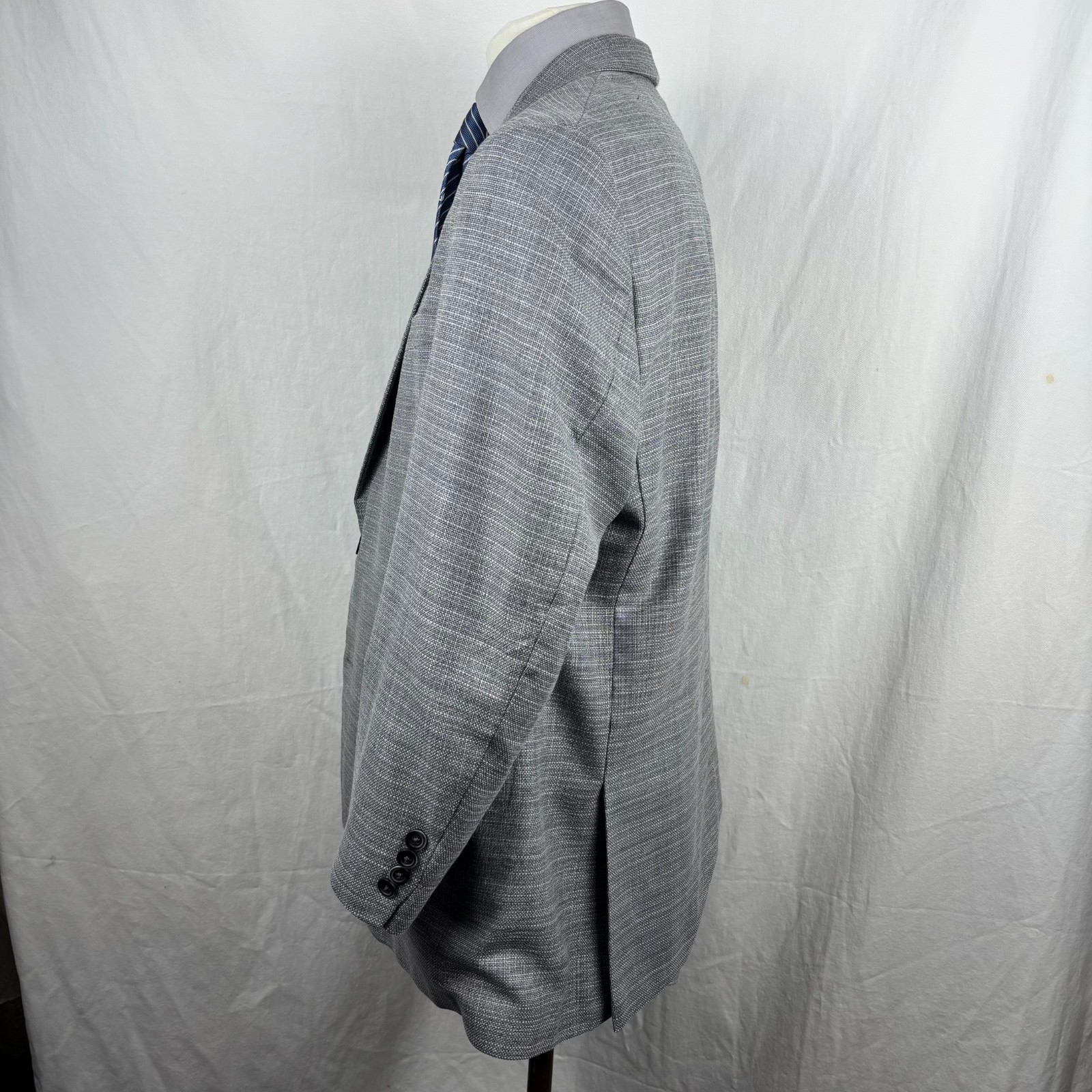Copley 1883 Reda Super 110s Wool Sport Coat Blazer 46R Gray Check Canada