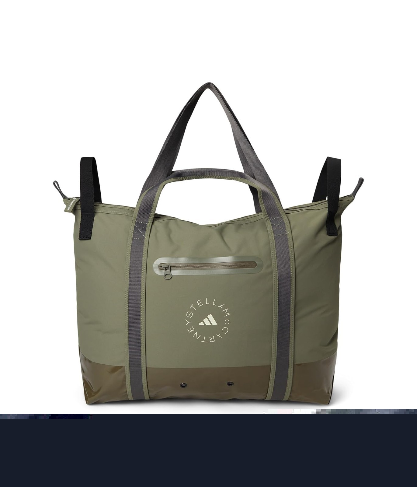 Adidas By Stella McCartney Tote Bag Olive Green 39.7 L JY4187 Retail $160
