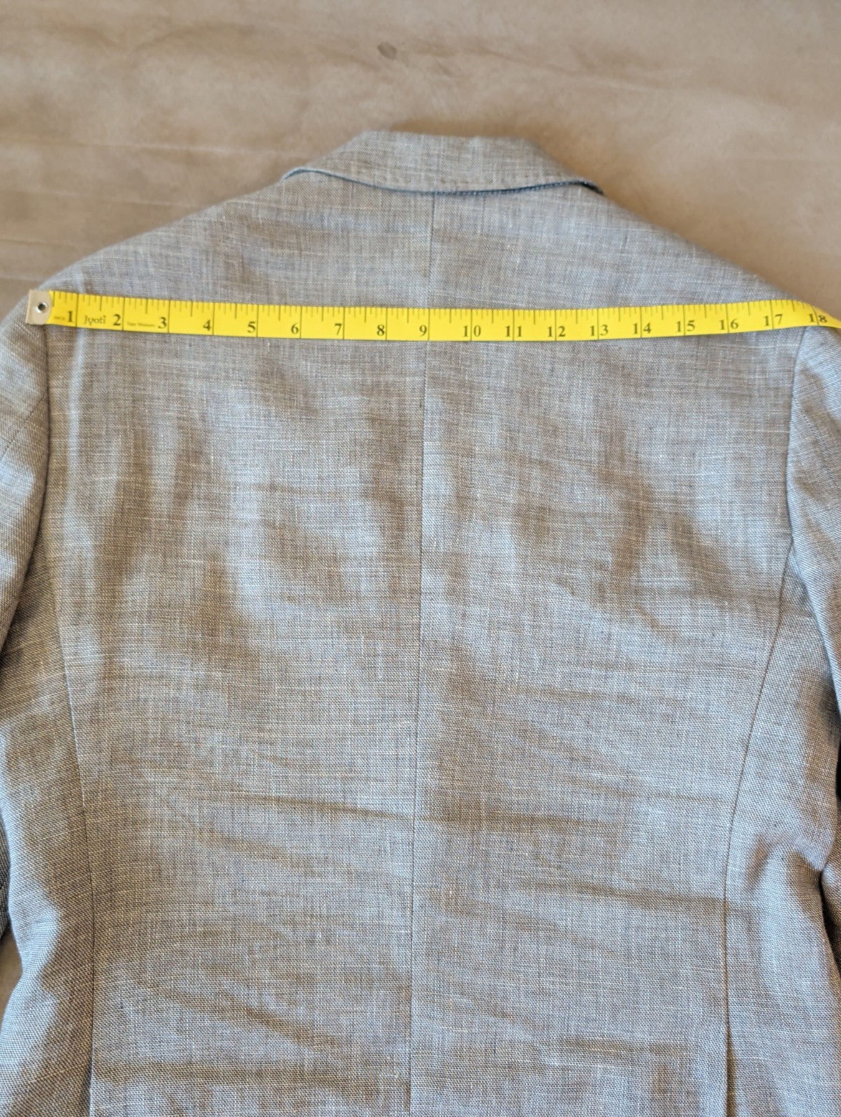 Joseph Abboud Wheat Gray Linen Blend Blazer 36S