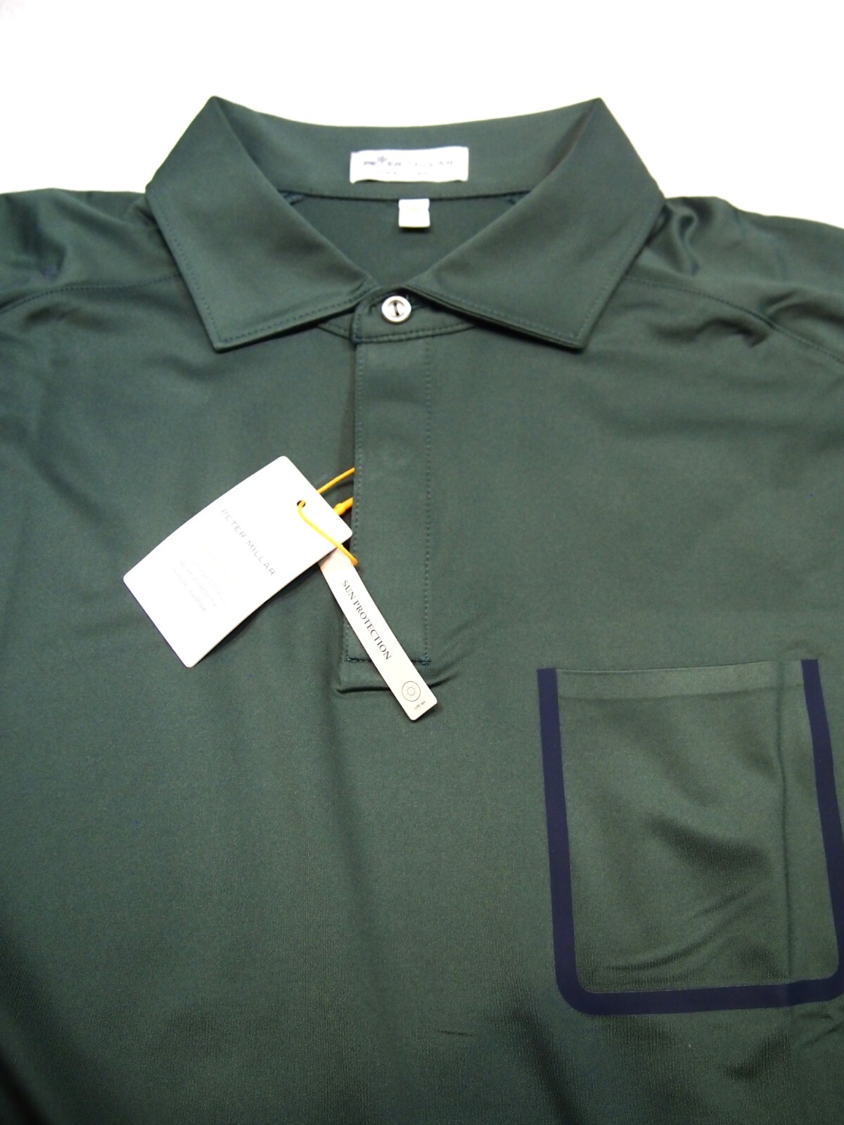 Peter Millar Performance Fabric Forge Jersey Polo Golf Shirt NWT XL $98 Balsam