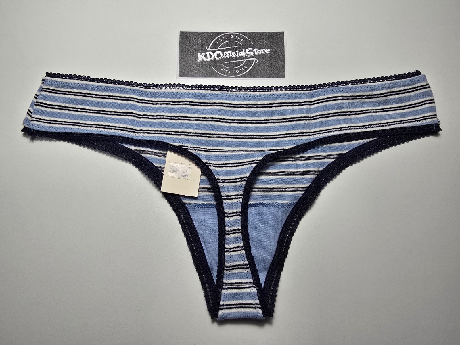 XS American Eagle AERIE Superchill Cotton Ruched Picot Thong Panties Underwear