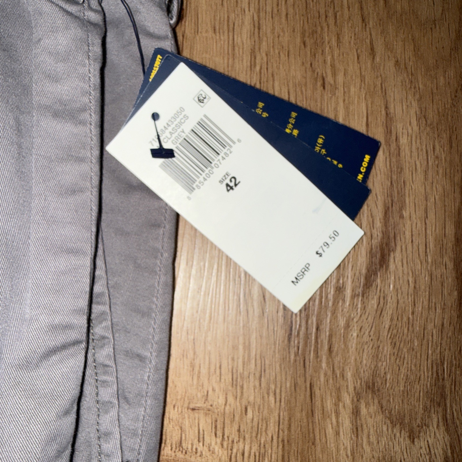 Polo Ralph Lauren Stretch Classic Fit Shorts Mens 42W Gray Chino NWT Retail $74