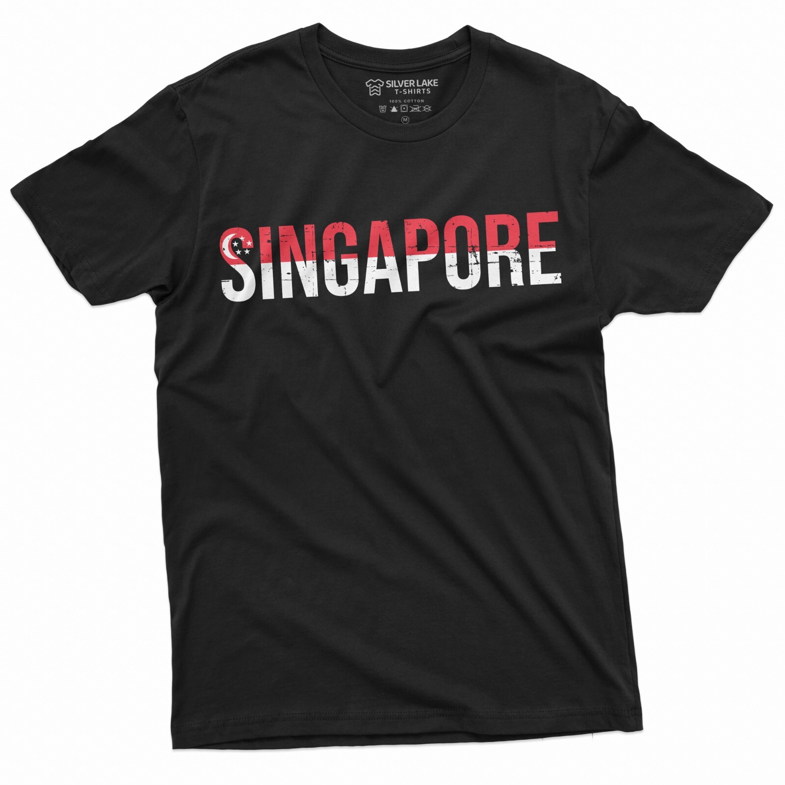 Men’s Singapore T-shirt Singapore Flag Coat of Arms Womens Mens Unisex T-shirt