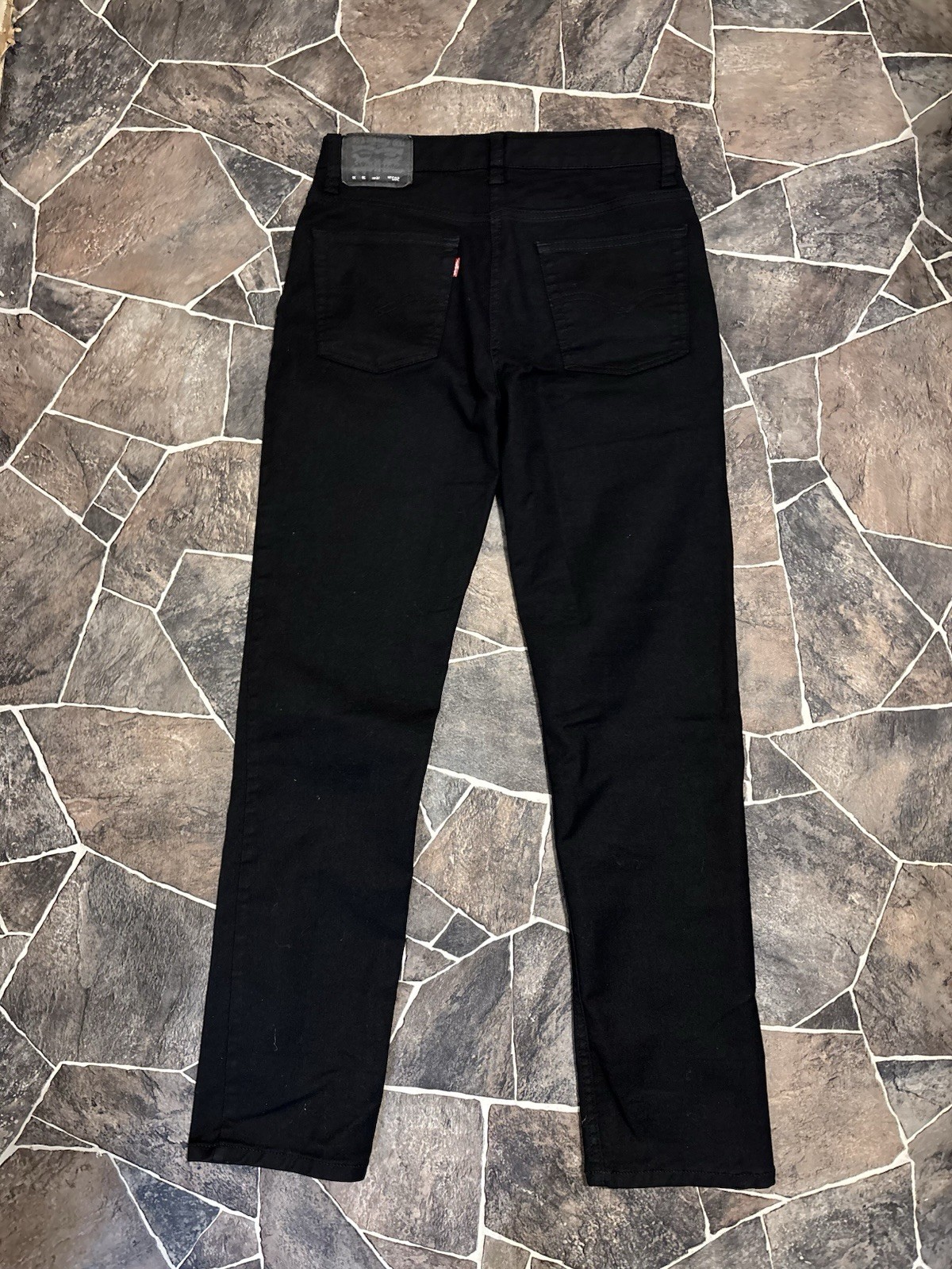 Levi’s 502 Regular Taper Jeans Youth Size 16 Black Denim 28×30 Excellent