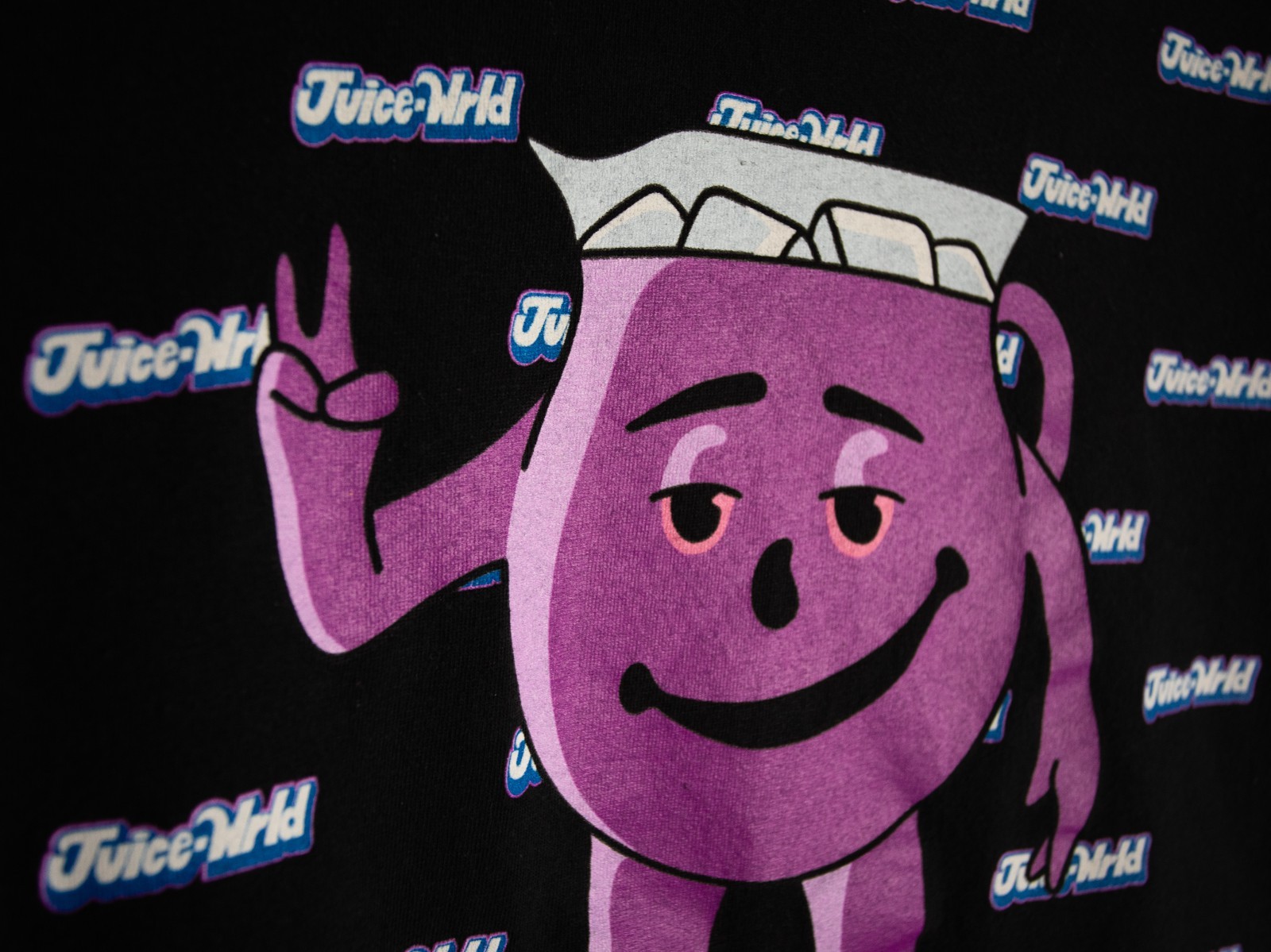 Artist Collective x Juice WRLD Graphic T-Shirt Black Size Small Rap Hip Hop Tee