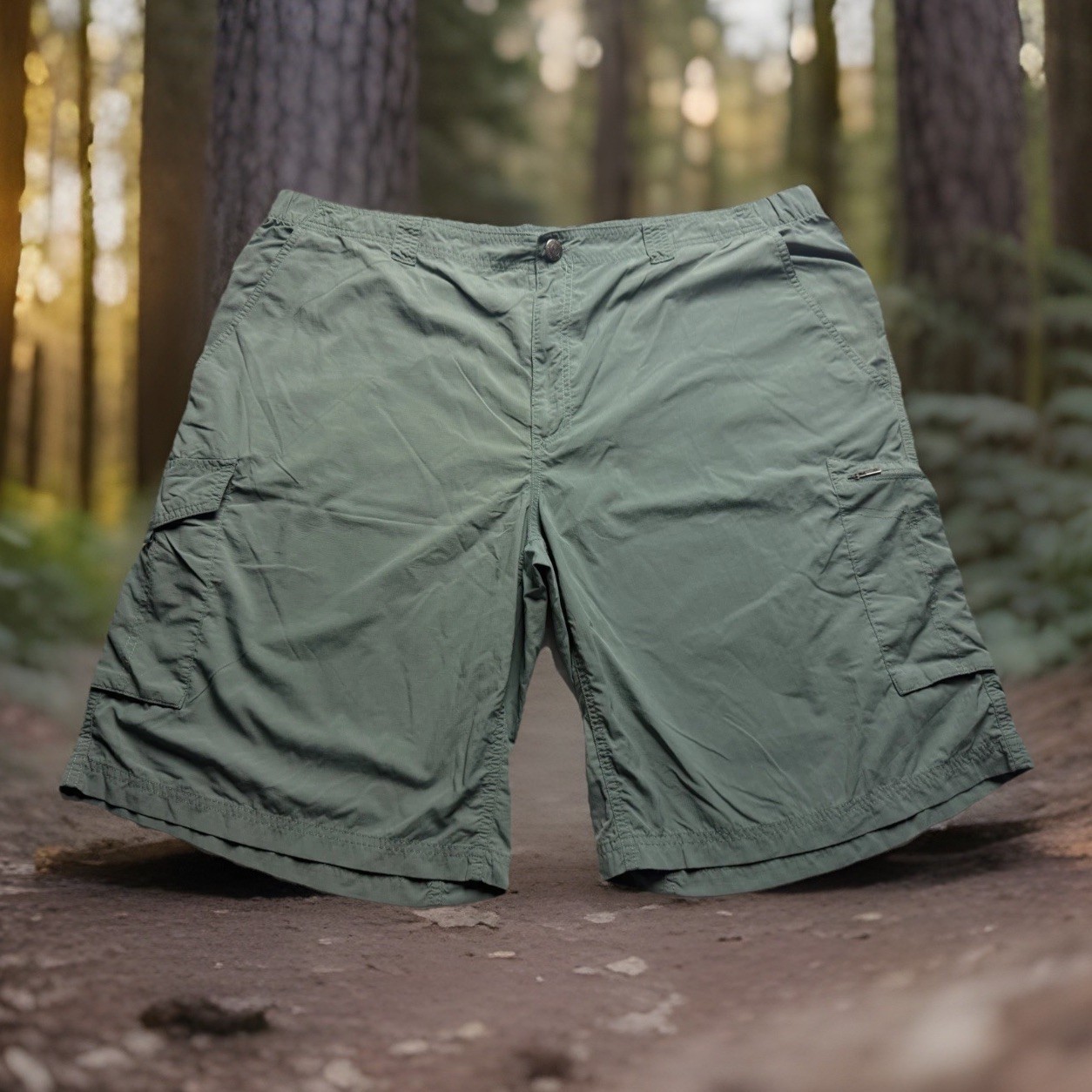 Columbia Sportswear Fishing Outdoors Omni Shade Mens Cargo Shorts Sz 44/12 Z19