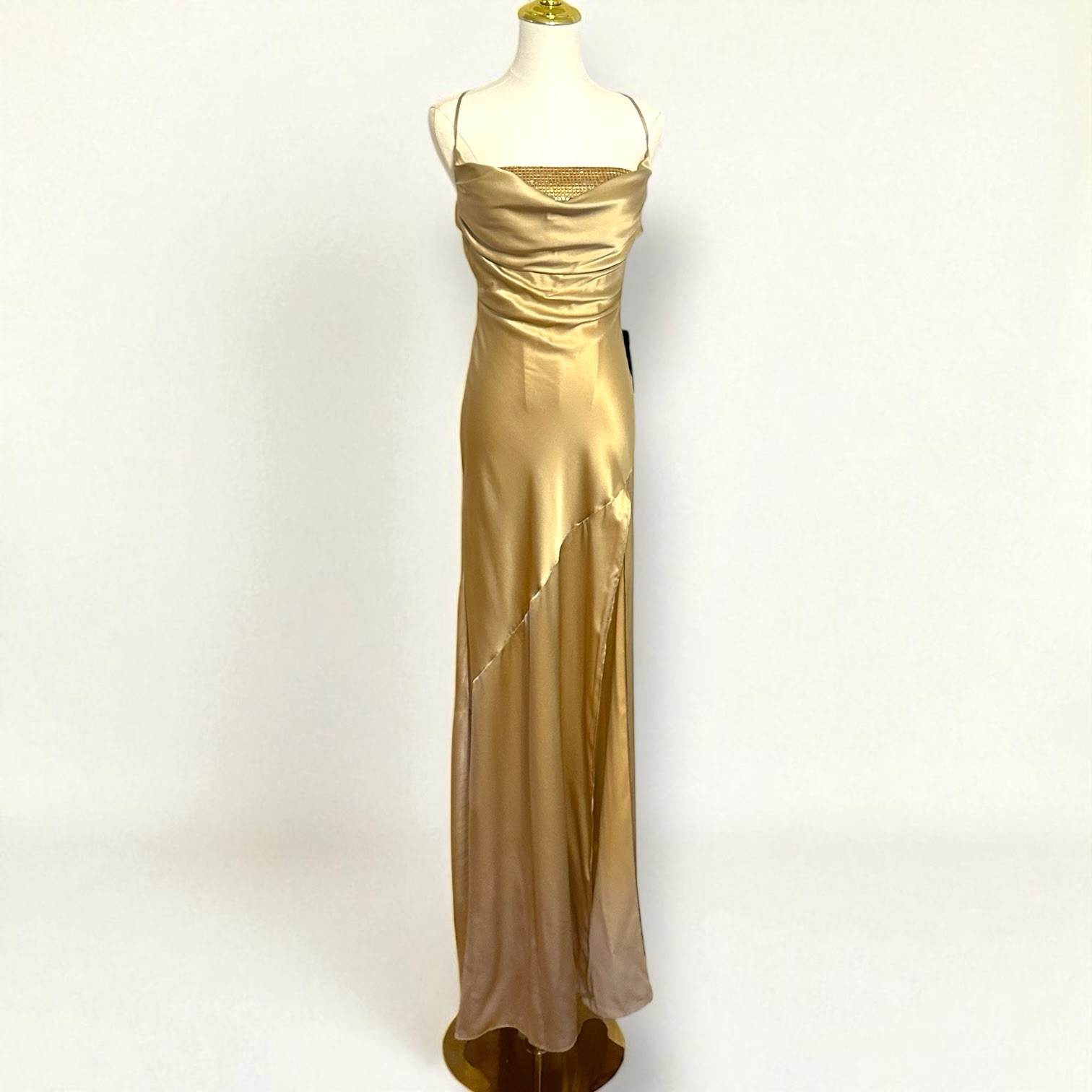 NWT $798 Retrofete Emery Crystal Sequin Embellished silk maxi dress size Large