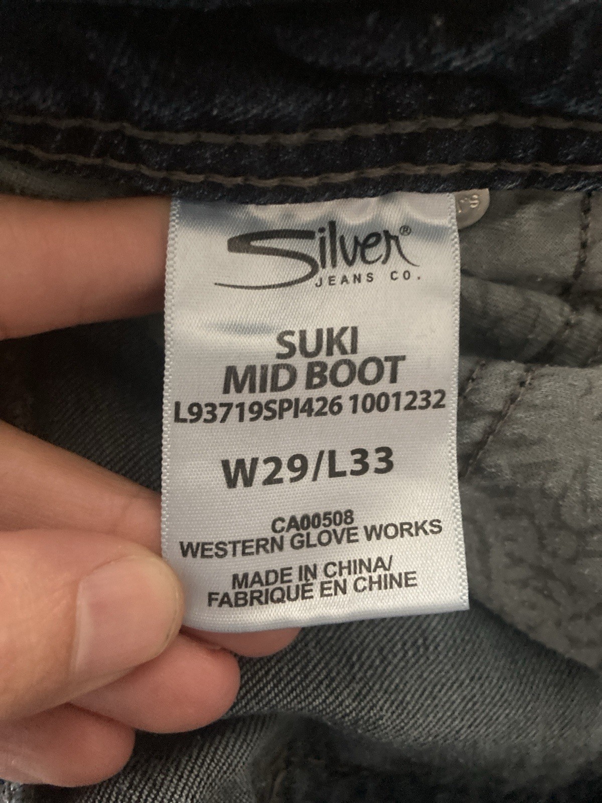 Silver Jeans Co. Suki Mid Rise Bootcut Dark Wash Denim Jeans