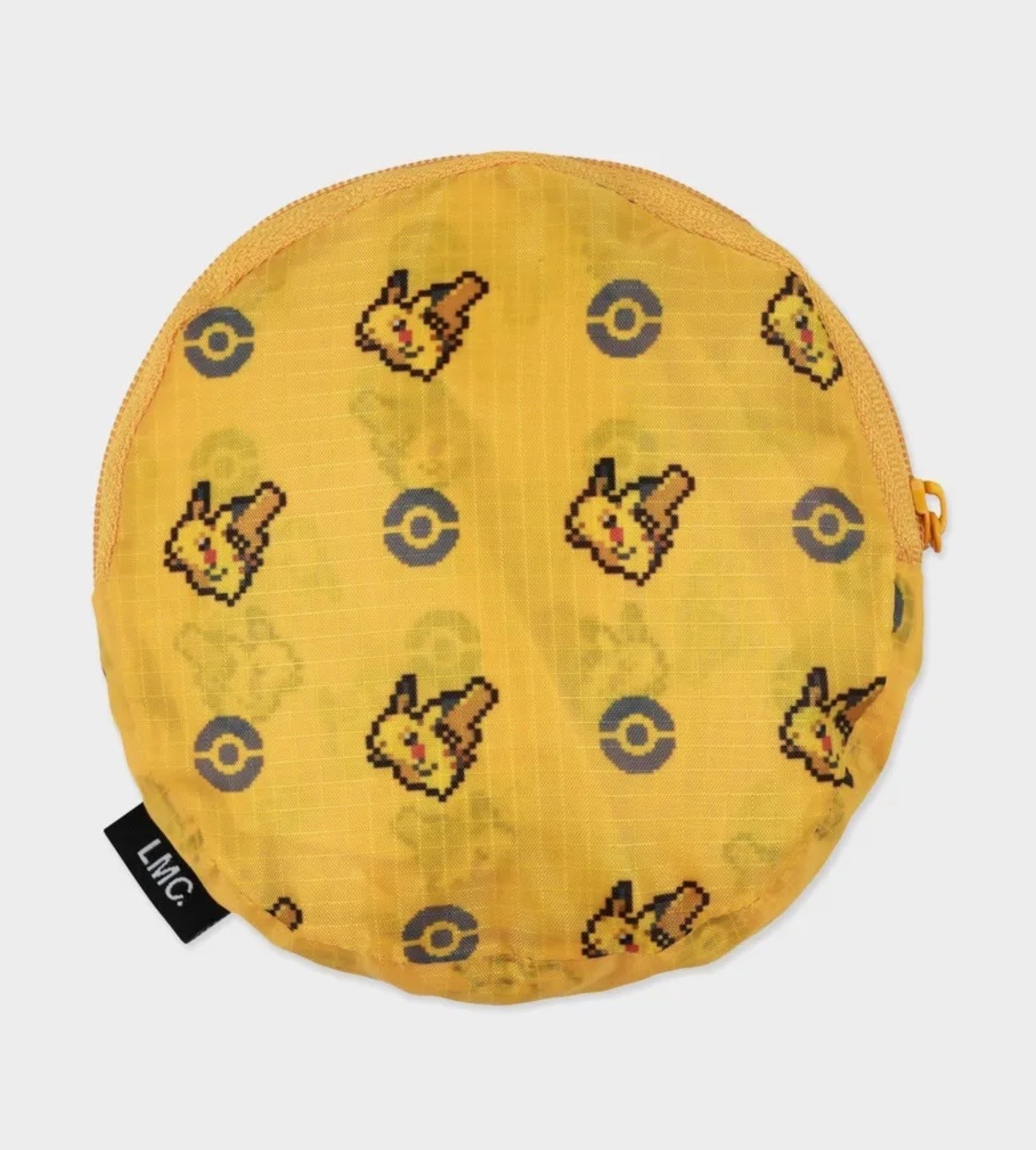 LMC x Pokemon Pixel Art Monster Ball Packable Tote Bag Pikachu Korea Exclusive