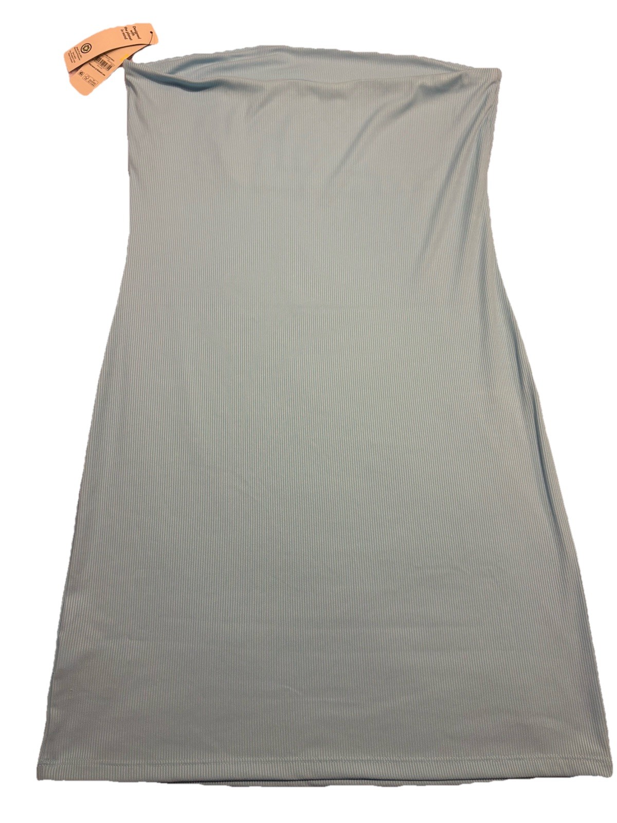 No Boundaries Strapless Ribbed Knit Bodycon TopDress Blue Juniors L/G 14-16
