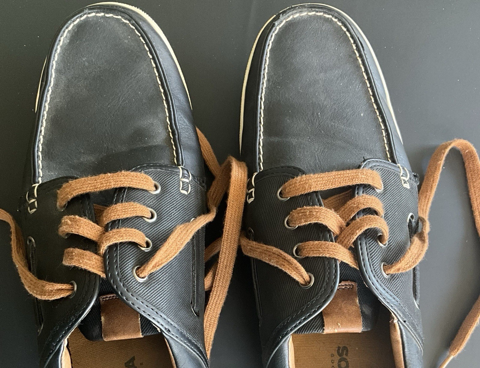 SONOMA GOODS FOR LIFE MENS BLACK CASUAL LACE SHOES SIZE 10 VERY NICE CONDITION