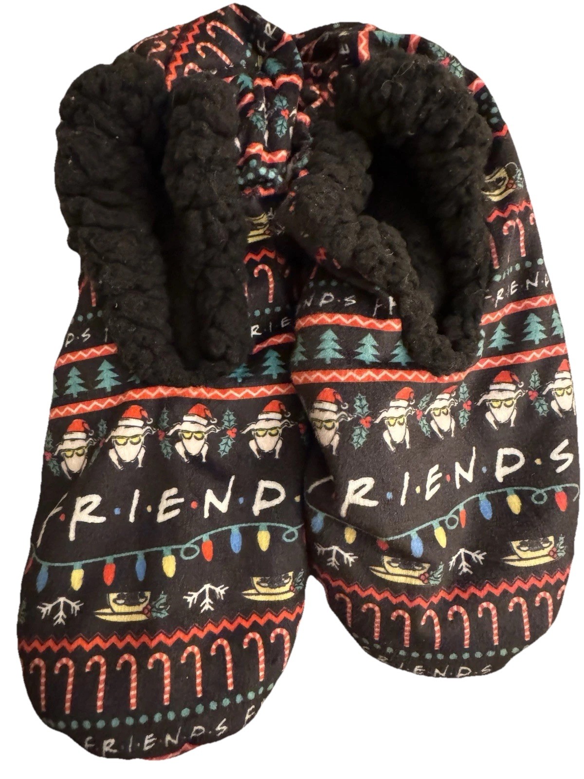Mushies FRIENDS TV Show Slippers New One Size Fits Most