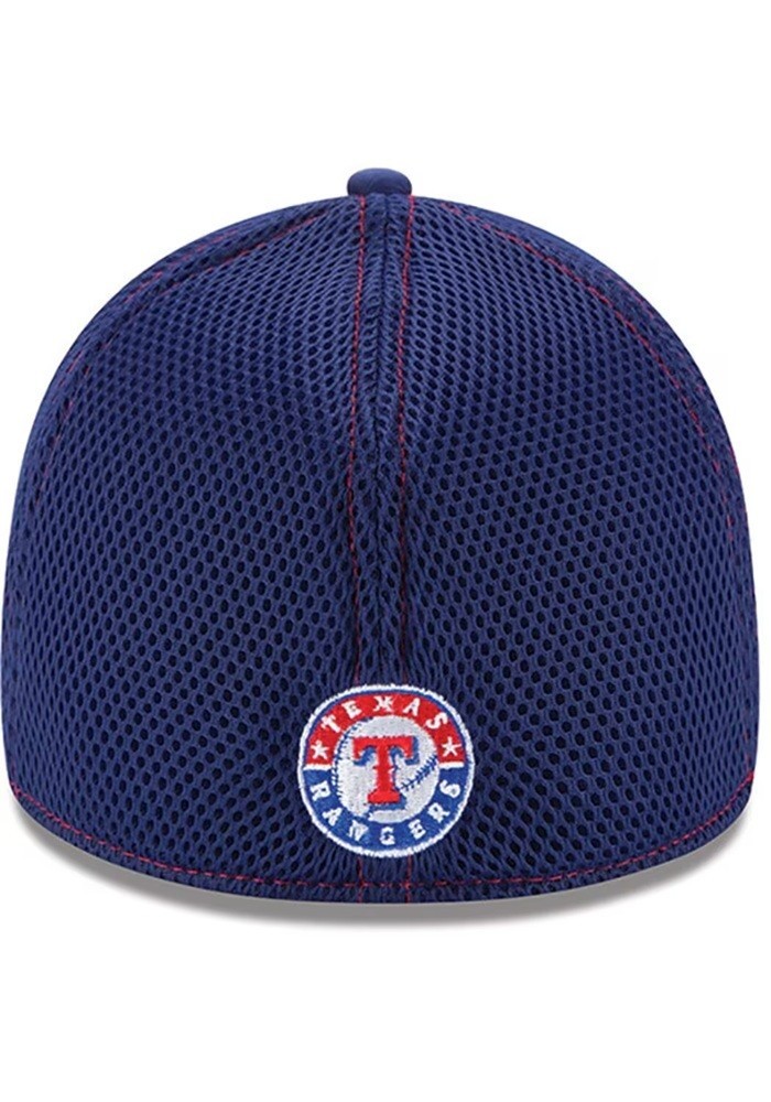 New Era 39Thirty Stretch Fit Neo Texas Rangers Blue Under Visor – S/M