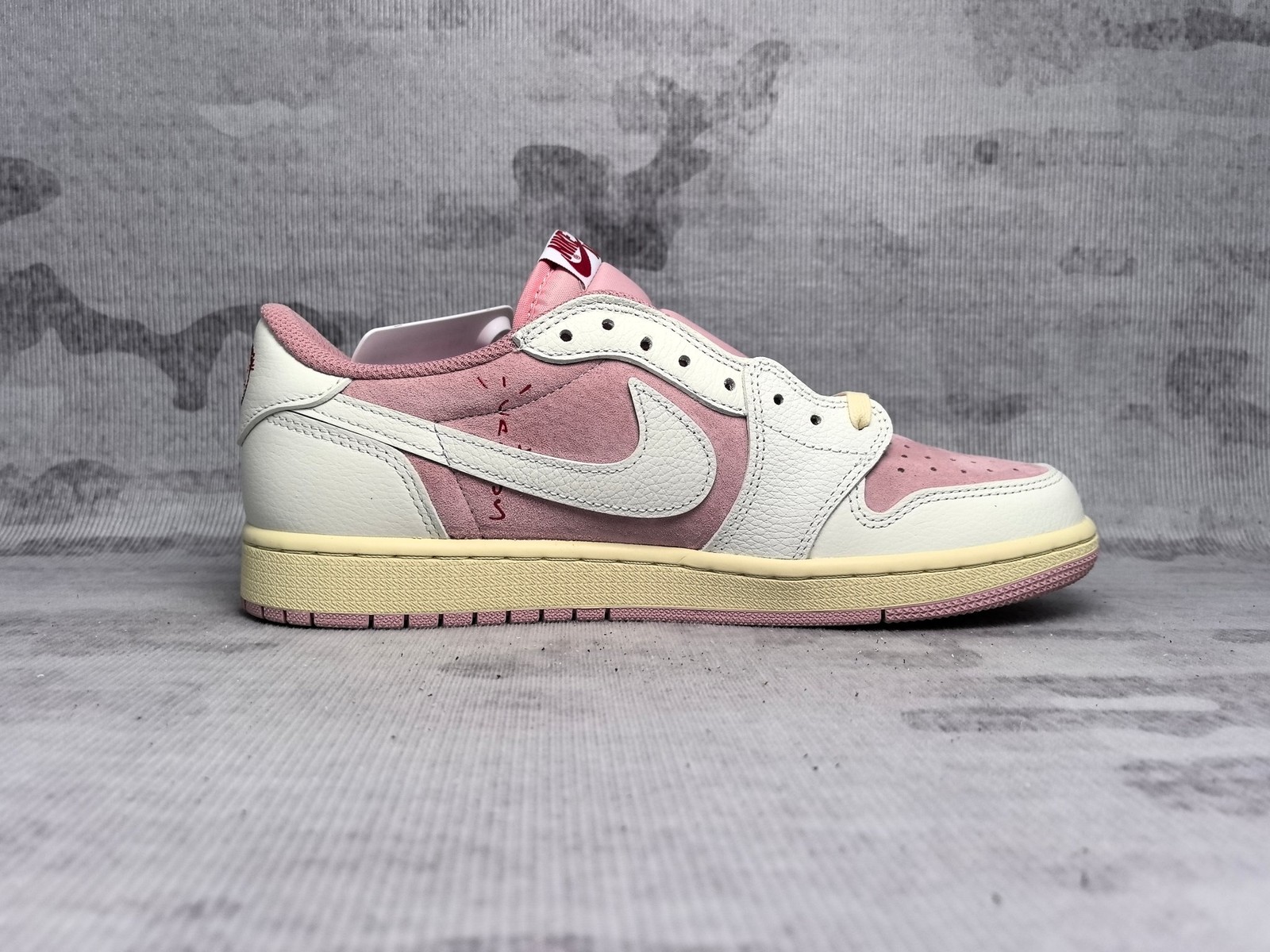 Brand New AJ1 Retro Low OG SP x Scot Pink White DM7866-600 Size 4-12