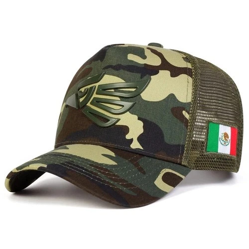 Mexican Eagle Baseball Cap Mexico Flag Trucker Hat Mesh Back Adjustable Unisex