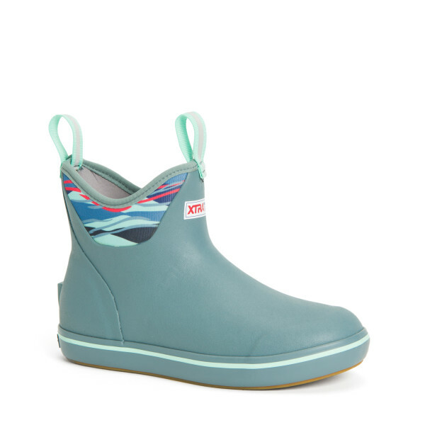 Xtratuf Women’s 6 Inch Ankle Deck Boot – Trooper Blue/Beach Glass