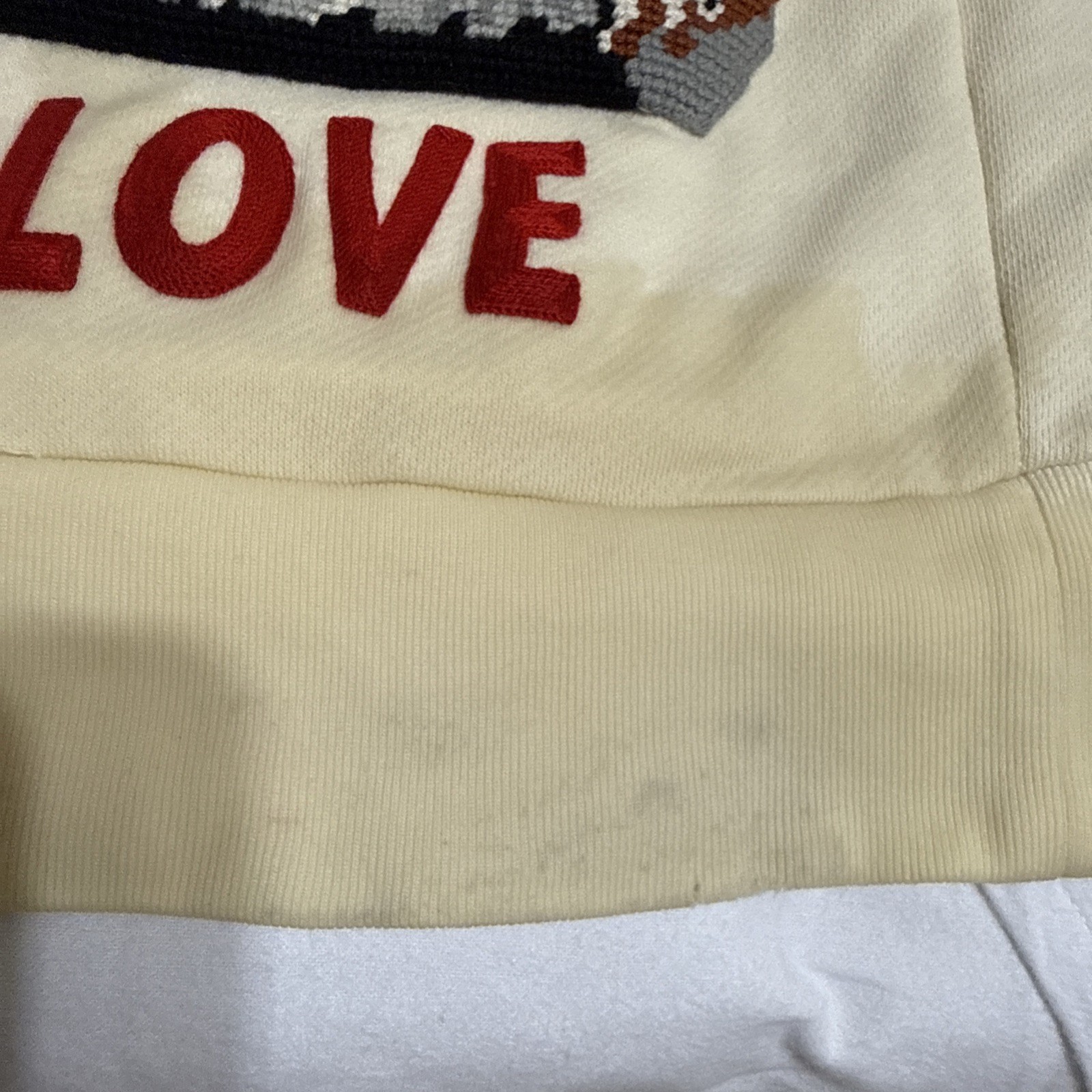 Gucci ‘Blind For Love’ Embroidered Hoodie (retail $1900) Oversized Fit