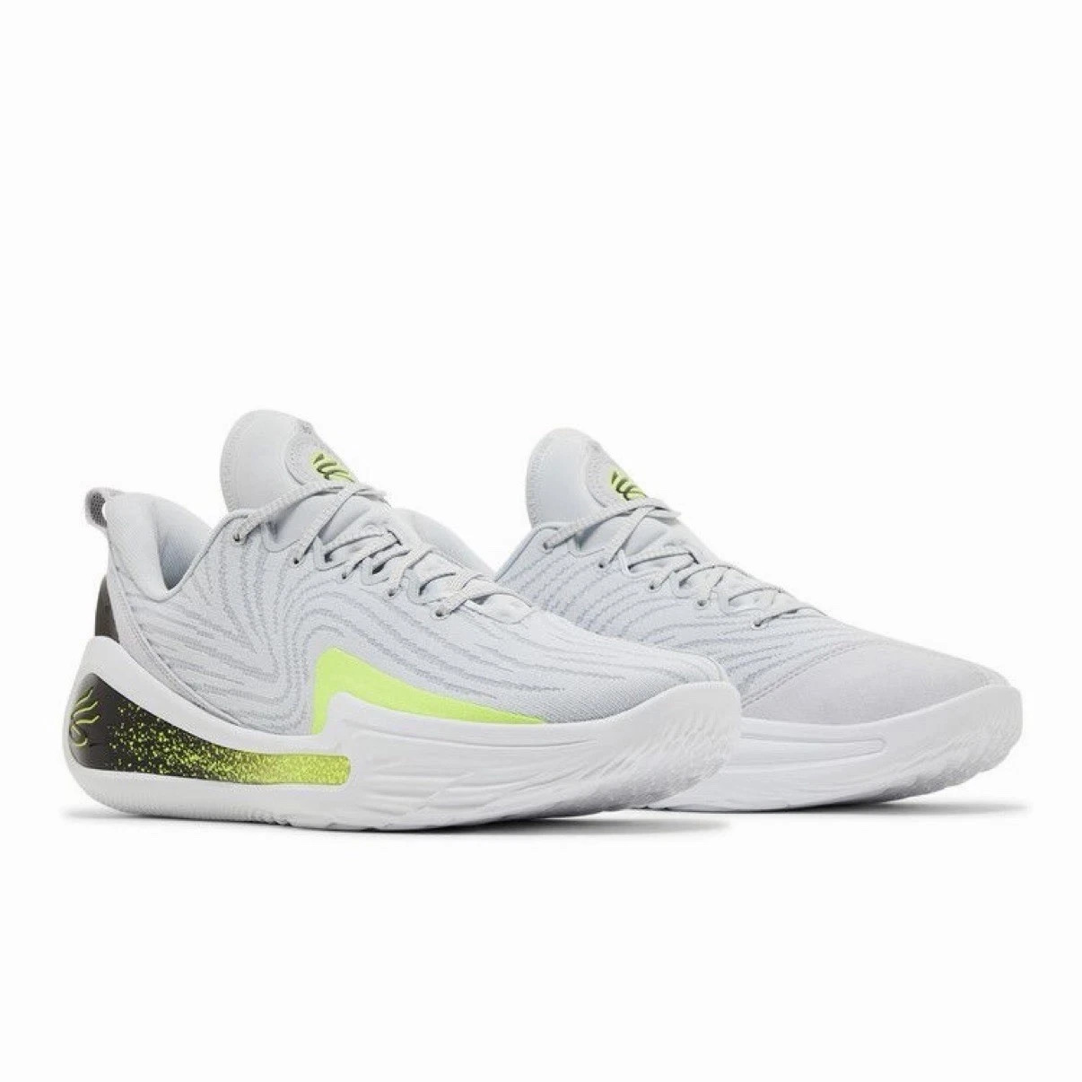 Under Armour Men’s Curry Flow 12 ‘Gravity’ Grey/Black 3027629-100 Size 11.5