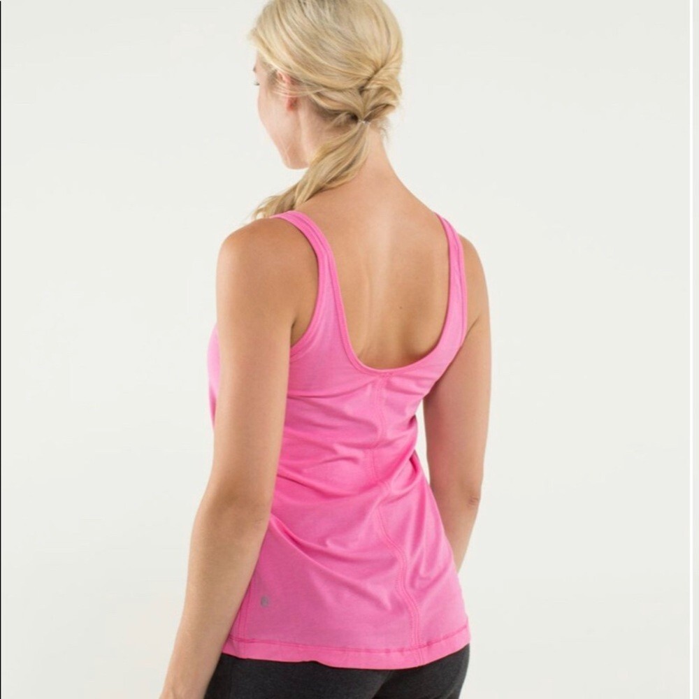 Lululemon Heart Opener Tank pink button down light weight workout retro y2k