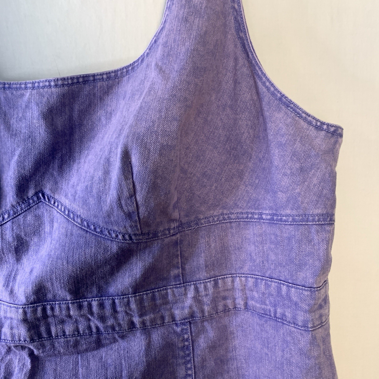 Future Collective Gabriella Karefa-Johnson Plus sz 26 Blueberry Denim Dress NWT
