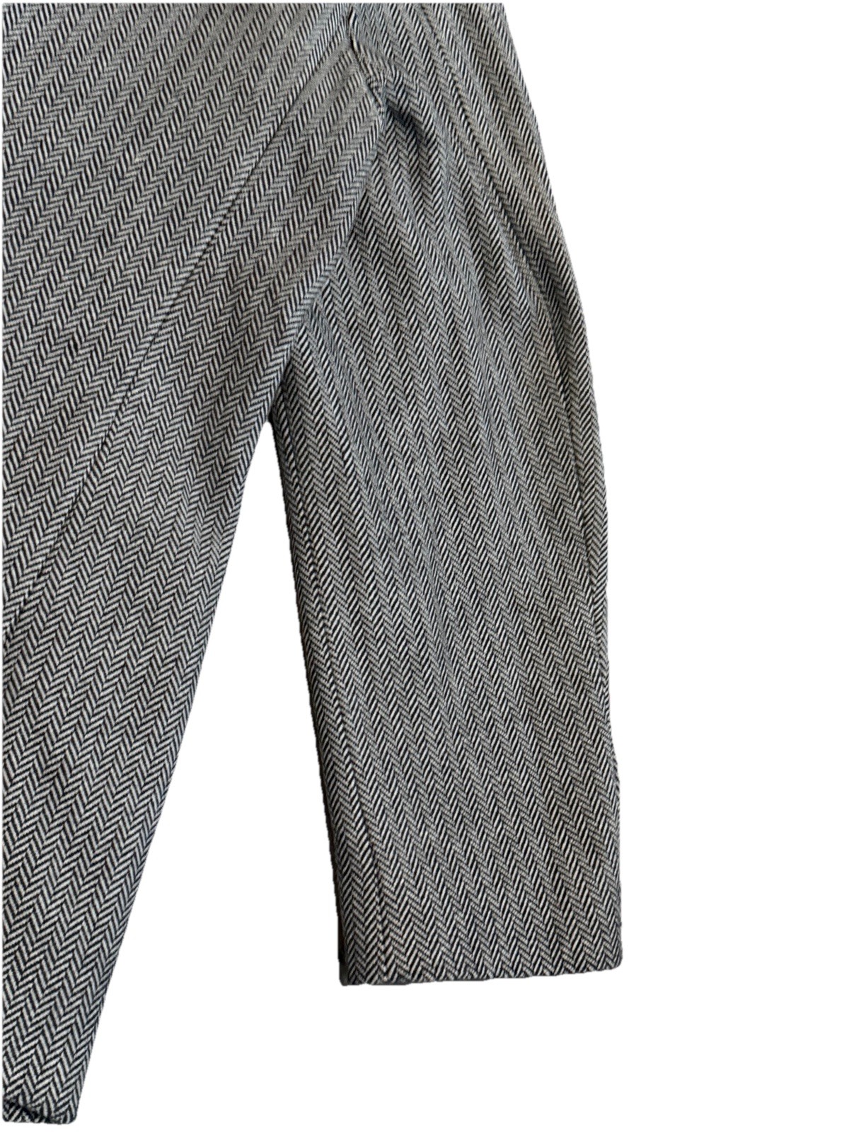 Michael Kors Men’s Blazer 44R Gray Herringbone Suit Jacket Tailored Fit 2 Button