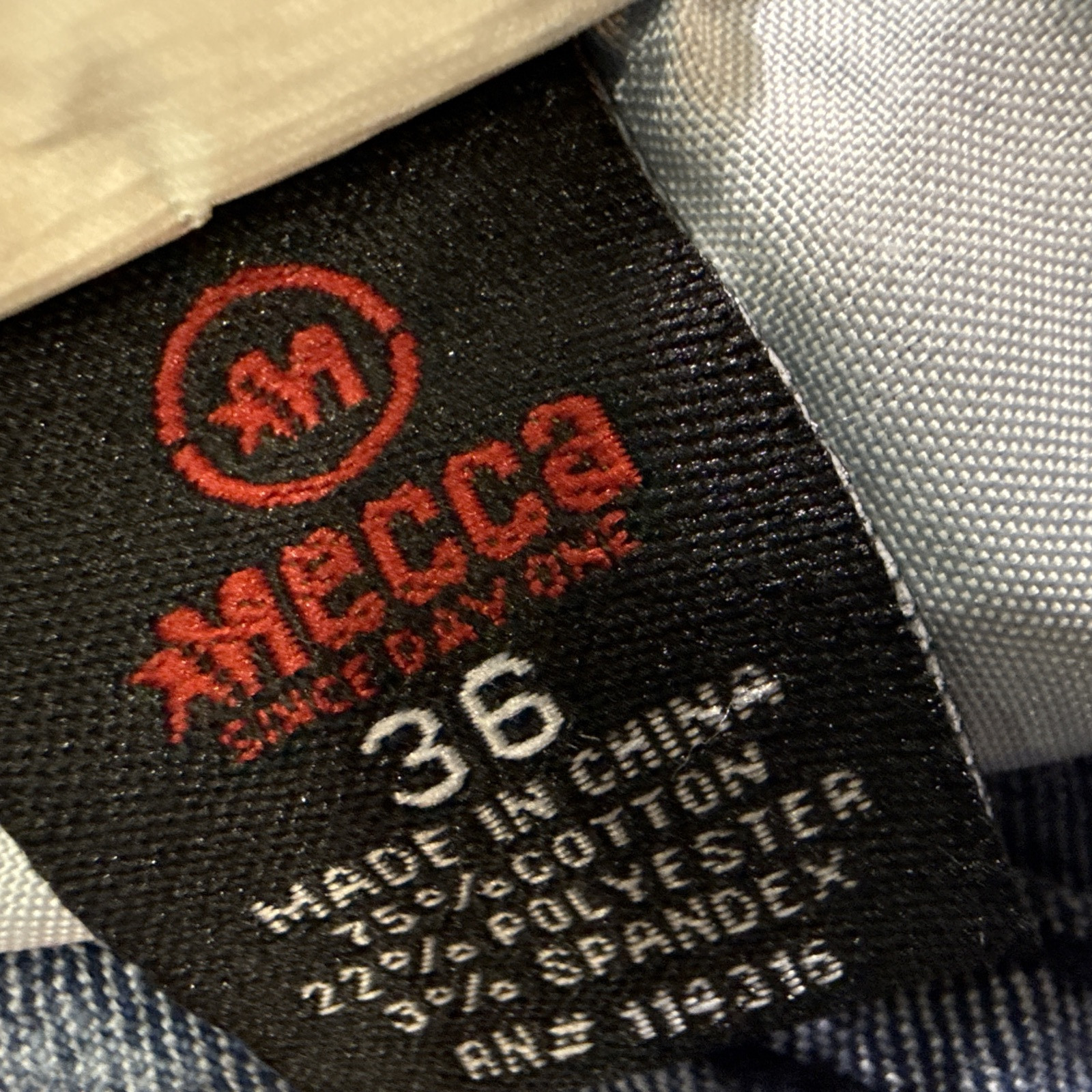 Vintage mecca Mens Jeans 36X32 Denim Hip Hop Streetwear Distress Y2K Grunge 90s
