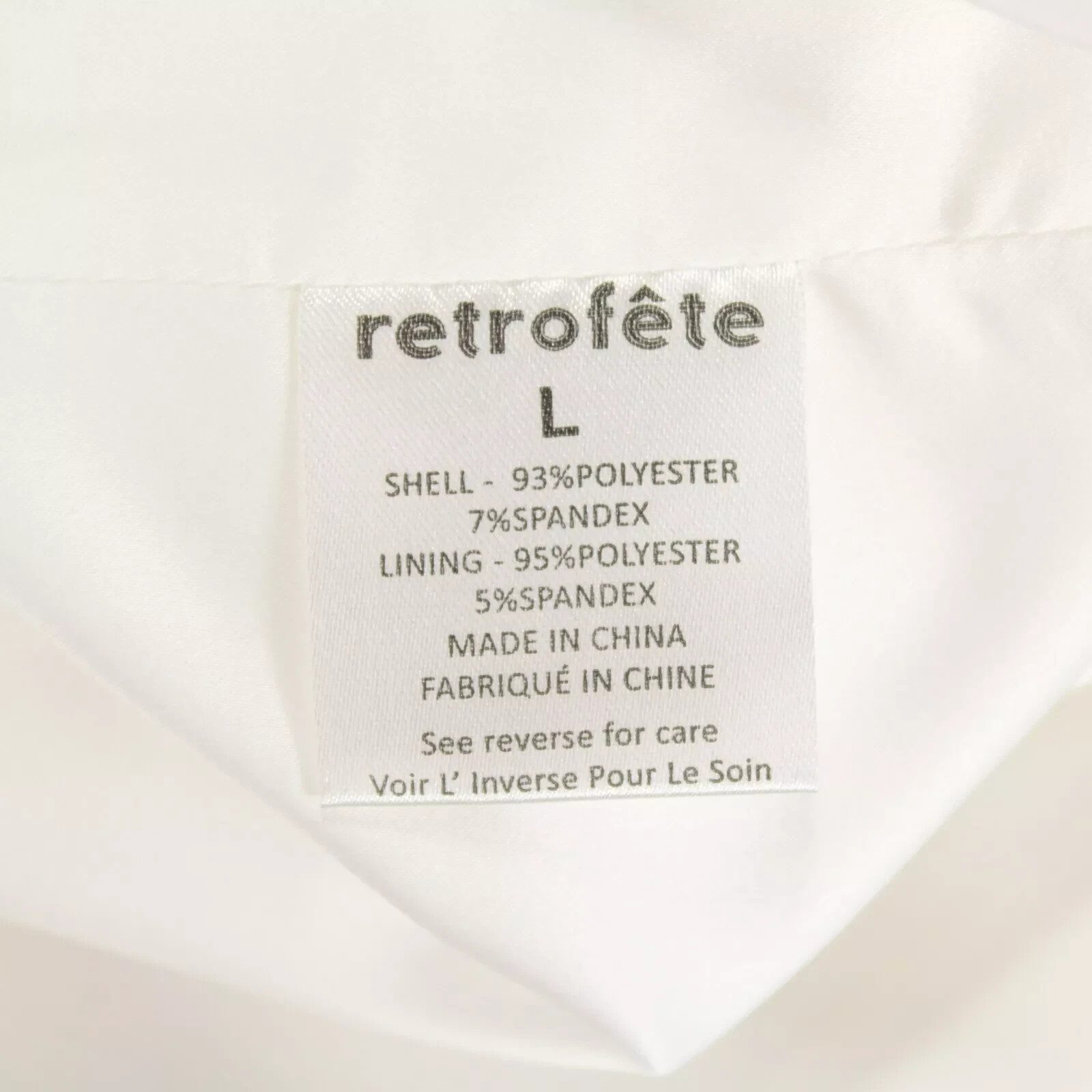Retrofete NWD Cheryl Bustier Halter Midi Dress Size Large in Solid White
