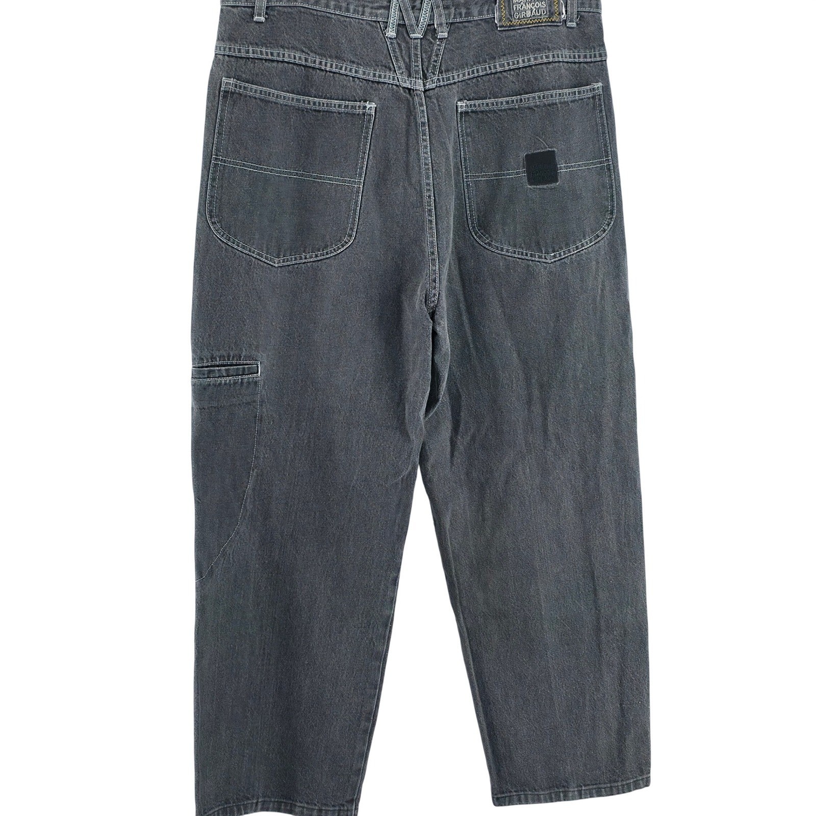 Marithe Francois Girbaud Jeans Men 38 Black Baggy Y2K Streetwear Vtg 90s Hip Hop