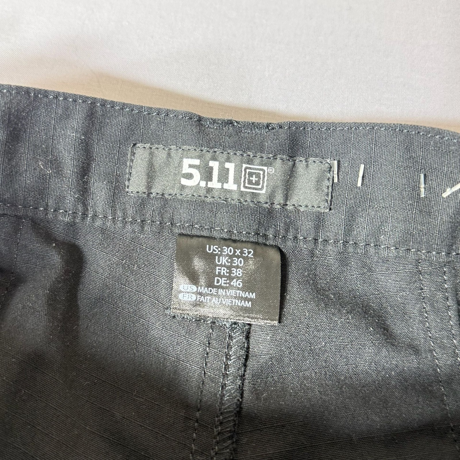 5.11 Tactical Taclite Pro Cargo PantsRipstop TDU Black Mens 30×32