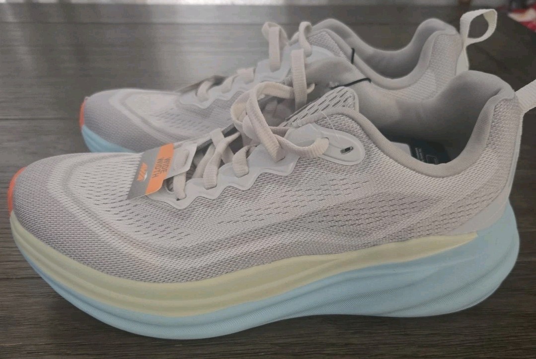Avia Women’s Comfort Performance Sneakers Gray WideWidth Walking Dupe 7½W,8½W