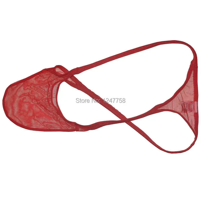 SEXY MENS SEE-THRU K403 GRAPE SMUGGLERS SHEAR MESH THONGS (M-29-33)-PINK