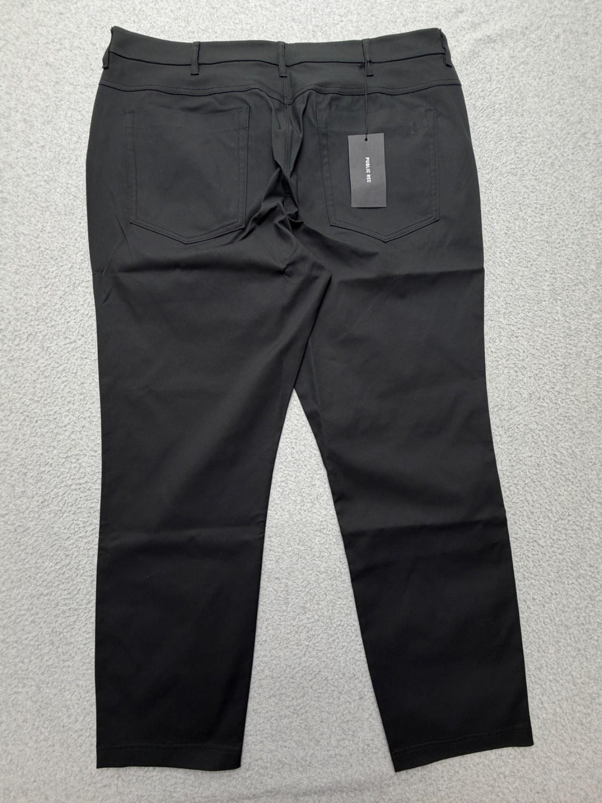 Public Rec Dealmaker Pants Mens 36×30 Black Straight Leg Stretch Performance NWT