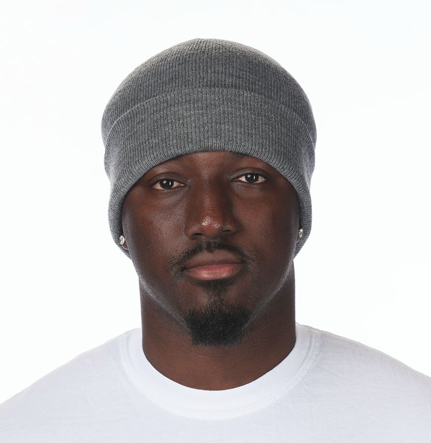 Cuffed Knit Beanie Customizable